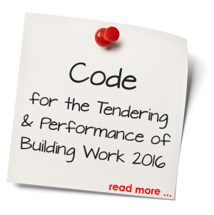 code for the tendering of buildings