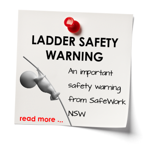 ladder safety warning